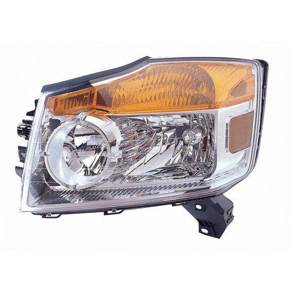 KAI New CAPA Certified Standard Replacement Driver Side Headlight Assembly, Fits 2008-2015 Nissan Armada