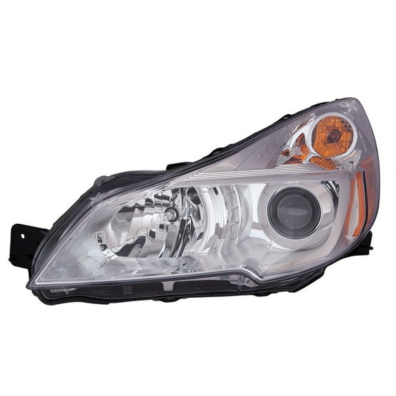 KAI New CAPA Certified Standard Replacement Driver Side Headlight Assembly, Fits 2013-2014 Subaru Outback Mid-Size Wagon