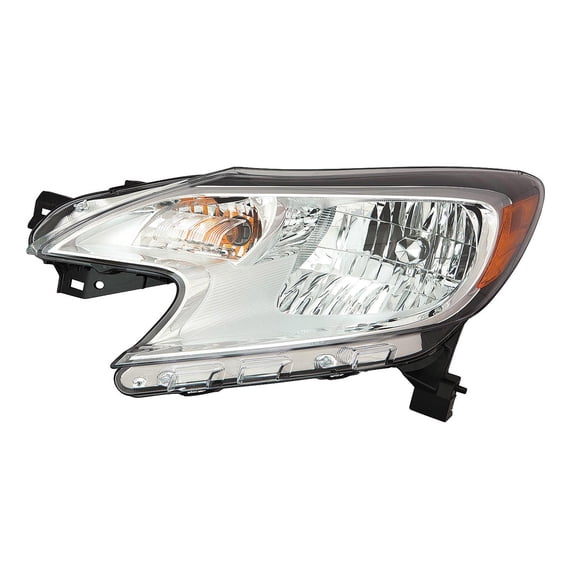 KAI New CAPA Certified Standard Replacement Driver Side Headlight Assembly, Fits 2014-2017 Nissan Versa Hatchback