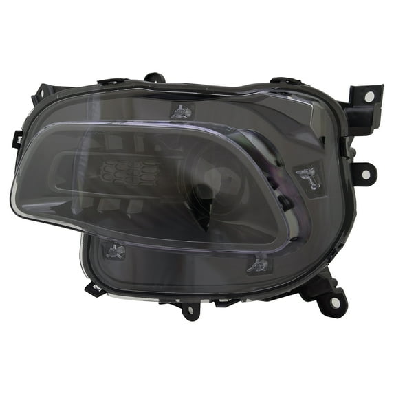 KAI New CAPA Certified Standard Replacement Driver Side Headlight Assembly, Fits 2016-2018 Jeep Cherokee