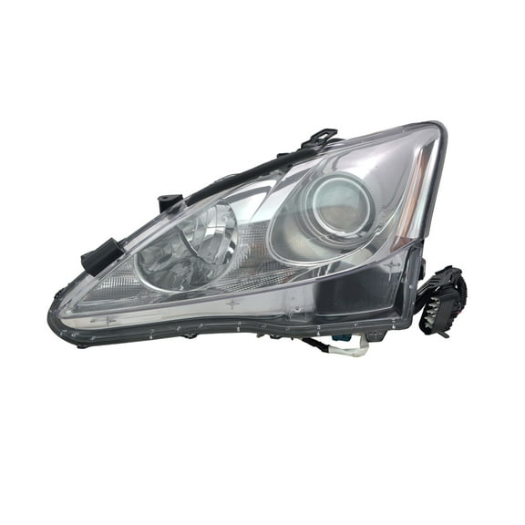 KAI New CAPA Certified Standard Replacement Driver Side Headlight Lens And Housing, Fits 2011-2013 Lexus IS250 Sedan