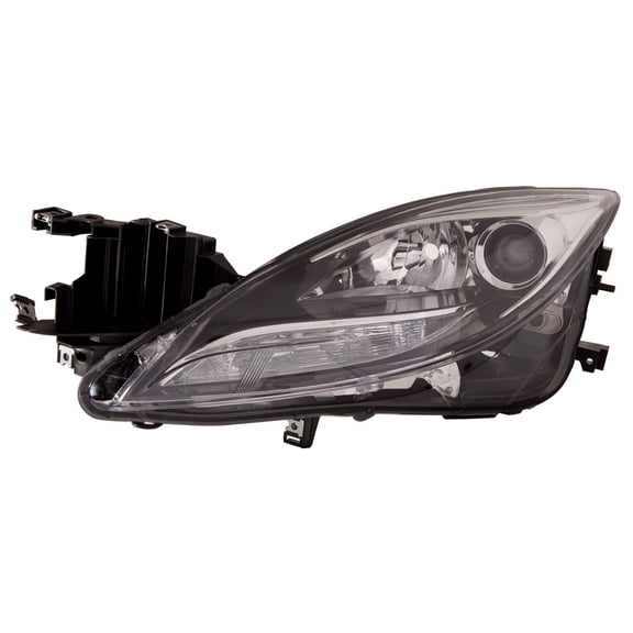 KAI New CAPA Certified Standard Replacement Driver Side Headlight Lens And Housing, Fits 2011-2013 Mazda 6