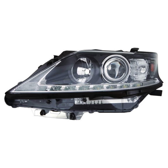 KAI New CAPA Certified Standard Replacement Driver Side Headlight Lens And Housing, Fits 2013-2015 Lexus RX350