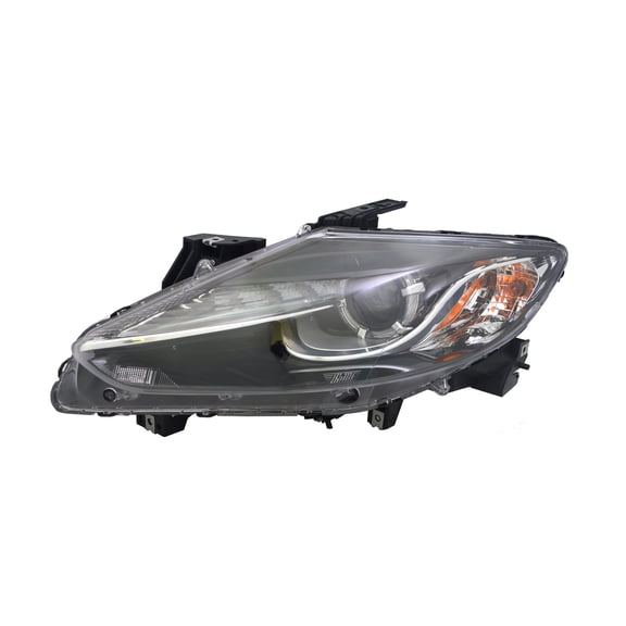 KAI New CAPA Certified Standard Replacement Driver Side Headlight Lens And Housing, Fits 2013-2015 Mazda CX9