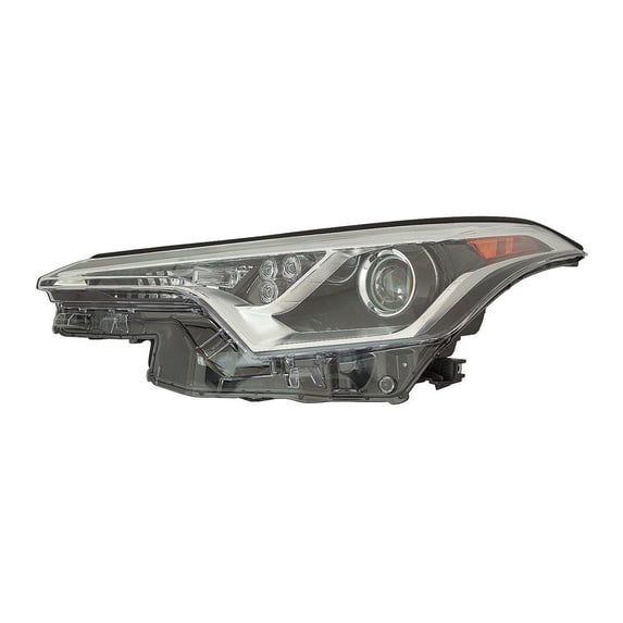 KAI New CAPA Certified Standard Replacement Driver Side Headlight Lens And Housing, Fits 2018-2019 Toyota CHR