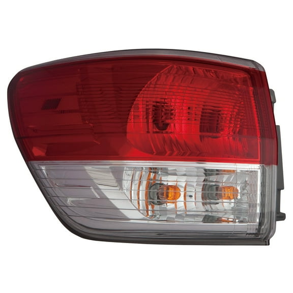 KAI New CAPA Certified Standard Replacement Driver Side Outer Tail Light Assembly, Fits 2013-2016 Nissan Pathfinder