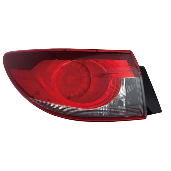KAI New CAPA Certified Standard Replacement Driver Side Outer Tail Light Assembly, Fits 2014-2017 Mazda 6