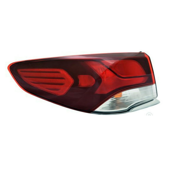 KAI New CAPA Certified Standard Replacement Driver Side Outer Tail Light Assembly, Fits 2018-2019 Hyundai Sonata