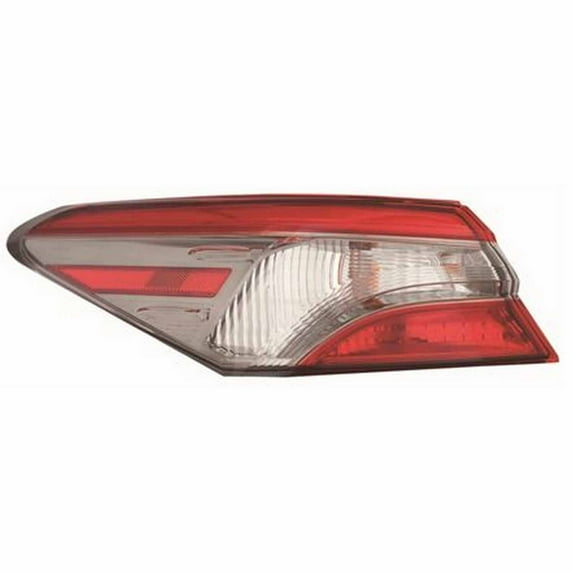 KAI New CAPA Certified Standard Replacement Driver Side Outer Tail Light Assembly, Fits 2018-2020 Toyota Camry