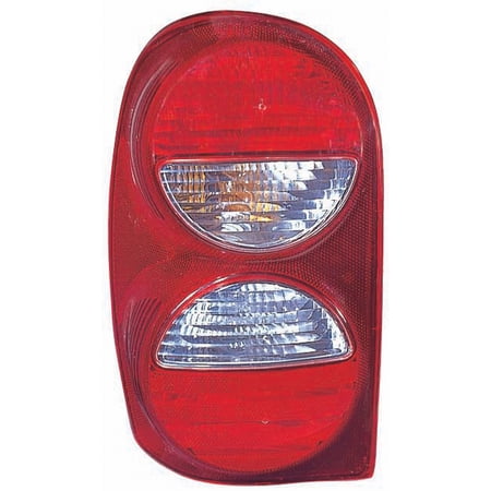 KAI New CAPA Certified Standard Replacement Driver Side Tail Light Assembly, Fits 2005-2007 Jeep Liberty