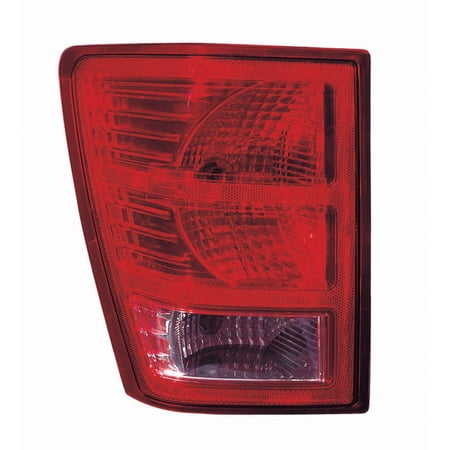 KAI New CAPA Certified Standard Replacement Driver Side Tail Light Assembly, Fits 2007-2010 Jeep Grand Cherokee