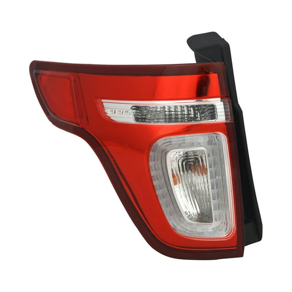 KAI New CAPA Certified Standard Replacement Driver Side Tail Light Assembly, Fits 2011-2015 Ford Explorer