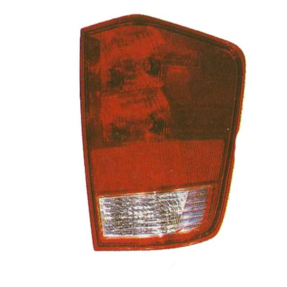 KAI New CAPA Certified Standard Replacement Driver Side Tail Light, Fits 2004-2014 Nissan Titan Pickup
