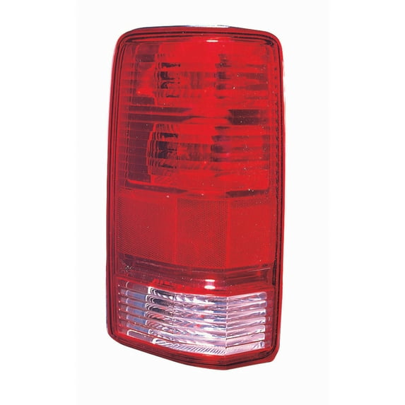 KAI New CAPA Certified Standard Replacement Driver Side Tail Light Lens And Housing, Fits 2007-2011 Dodge Nitro