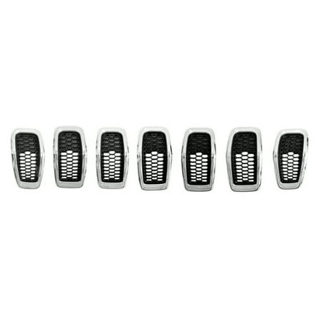 KAI New CAPA Certified Standard Replacement Front Grille, Fits 2014-2018 Jeep Cherokee