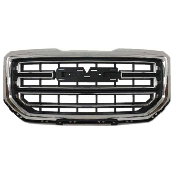 KAI New CAPA Certified Standard Replacement Front Grille, Fits 2016-2018 GMC Sierra Pickup 1500