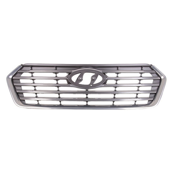 KAI New CAPA Certified Standard Replacement Front Grille, Fits 2017-2018 Hyundai Santa Fe