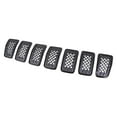 thumbnail image 1 of KAI New CAPA Certified Standard Replacement Front Grille, Fits 2019-2021 Jeep Cherokee, 1 of 1