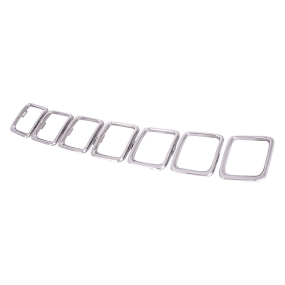 KAI New CAPA Certified Standard Replacement Grille Trim Ring Set, Fits 2017-2021 Jeep Compass MP