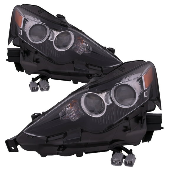 KAI New CAPA Certified Standard Replacement Passenger Headlight Lens And Housing, Fits 2014-2015 Lexus IS250 Sedan