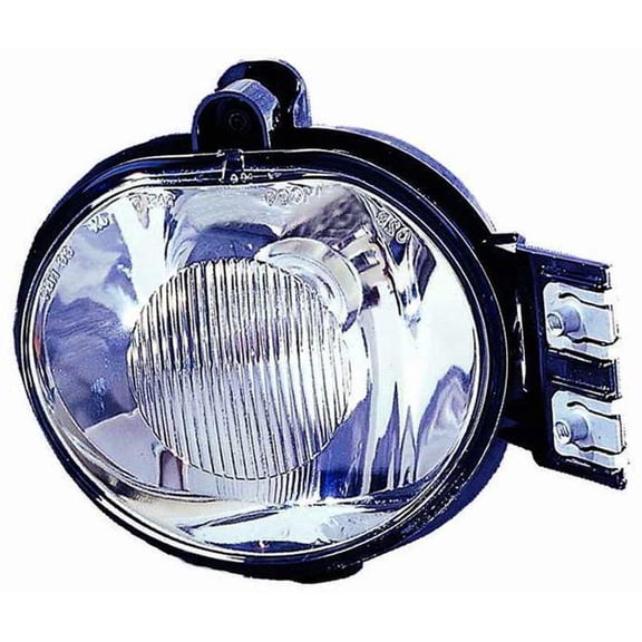 KAI New CAPA Certified Standard Replacement Passenger Side Fog Light Assembly, Fits 2002-2008 Dodge Ram 1500