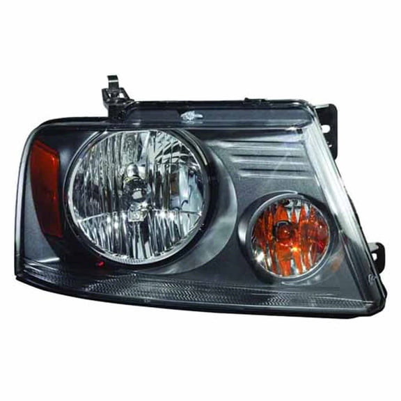 KAI New CAPA Certified Standard Replacement Passenger Side Headlight Assembly, Fits 2007-2008 Ford Lightduty Pickup