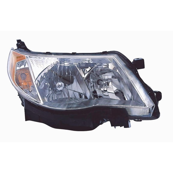 KAI New CAPA Certified Standard Replacement Passenger Side Headlight Assembly, Fits 2009-2013 Subaru Forester