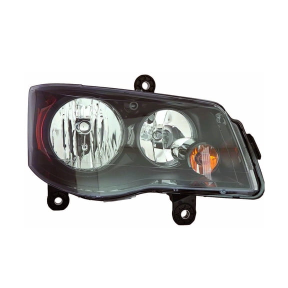 KAI New CAPA Certified Standard Replacement Passenger Side Headlight Assembly, Fits 2011-2020 Dodge Caravan