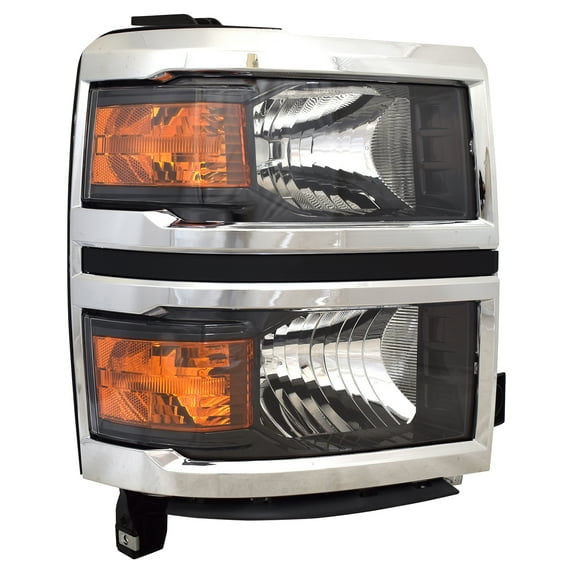 KAI New CAPA Certified Standard Replacement Passenger Side Headlight Assembly, Fits 2014-2015 Chevrolet Silverado 1500