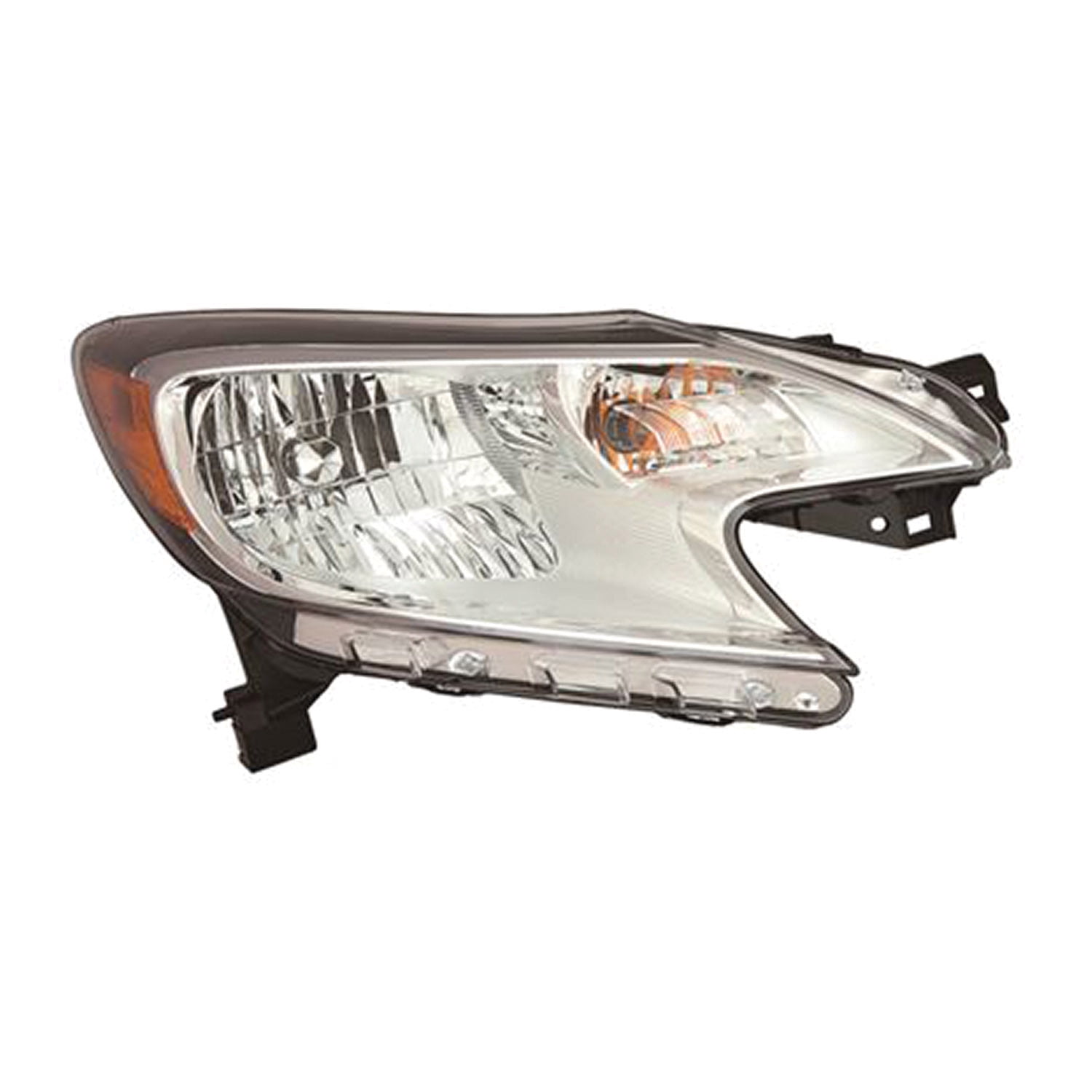 OEMASSIVE Black Headlights Pair For 2014-2016 Nissan Versa Note – Driver+Passenger