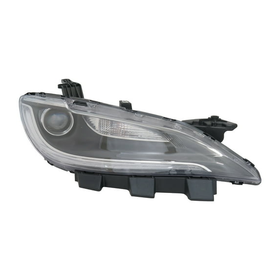 KAI New CAPA Certified Standard Replacement Passenger Side Headlight Assembly, Fits 2016-2017 Chrysler 200 Sedan