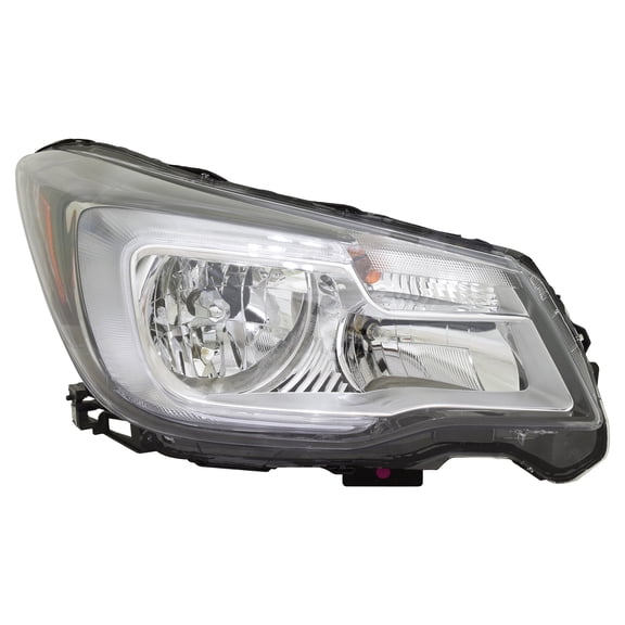 KAI New CAPA Certified Standard Replacement Passenger Side Headlight Assembly, Fits 2017-2018 Subaru Forester
