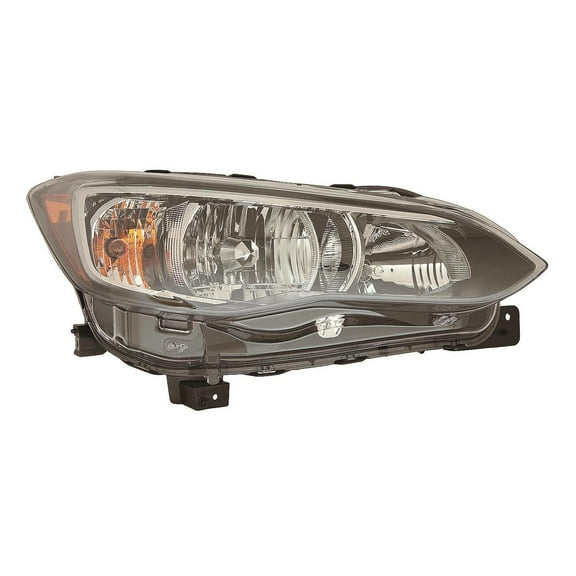 KAI New CAPA Certified Standard Replacement Passenger Side Headlight, Fits 2017-2020 Subaru Impreza