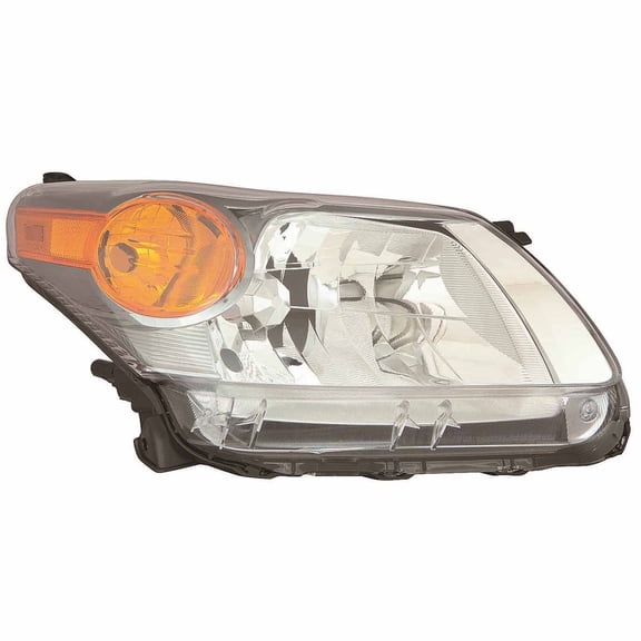KAI New CAPA Certified Standard Replacement Passenger Side Headlight Lens And Housing, Fits 2013-2014 Scion XD