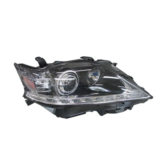 KAI New CAPA Certified Standard Replacement Passenger Side Headlight Lens And Housing, Fits 2013-2015 Lexus RX350