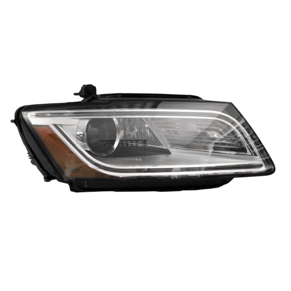 KAI New CAPA Certified Standard Replacement Passenger Side Headlight Lens And Housing, Fits 2013-2017 Audi Q5