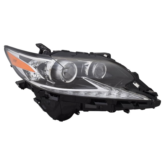 KAI New CAPA Certified Standard Replacement Passenger Side Headlight Lens And Housing, Fits 2016-2018 Lexus ES350
