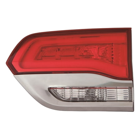 KAI New CAPA Certified Standard Replacement Passenger Side Inner Tail Light Assembly, Fits 2014-2021 Jeep Grand Cherokee