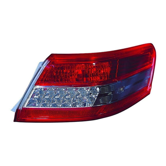 KAI New CAPA Certified Standard Replacement Passenger Side Outer Tail Light Assembly, Fits 2010-2011 Toyota Camry