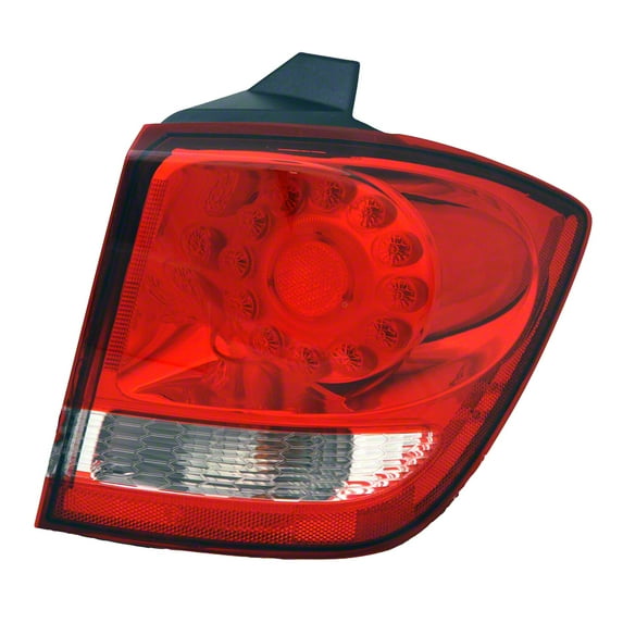 KAI New CAPA Certified Standard Replacement Passenger Side Outer Tail Light Assembly, Fits 2011-2020 Dodge Journey