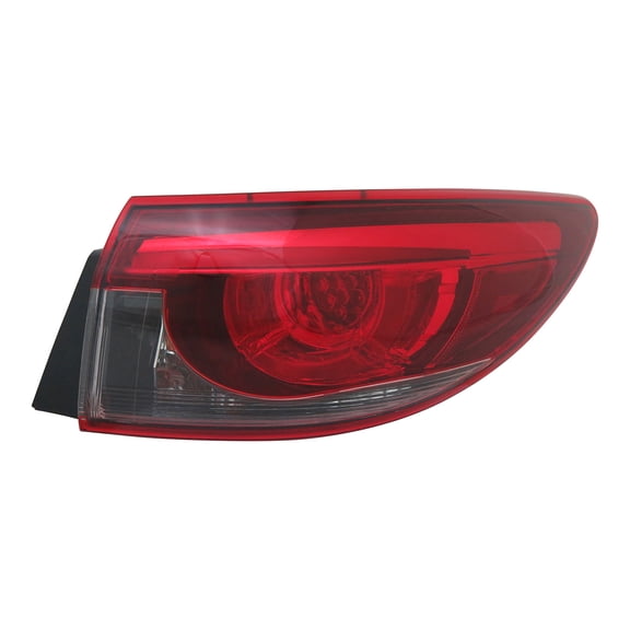 KAI New CAPA Certified Standard Replacement Passenger Side Outer Tail Light Assembly, Fits 2016-2017 Mazda 6