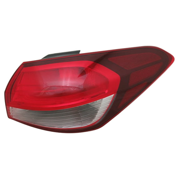 KAI New CAPA Certified Standard Replacement Passenger Side Outer Tail Light Assembly, Fits 2017-2018 Kia Forte