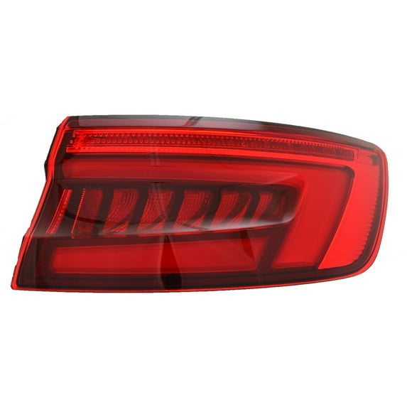 KAI New CAPA Certified Standard Replacement Passenger Side Outer Tail Light Assembly, Fits 2017-2019 Audi A4