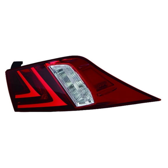 KAI New CAPA Certified Standard Replacement Passenger Side Outer Tail Light Lens And Housing, Fits 2014-2015 Lexus IS250 Sedan