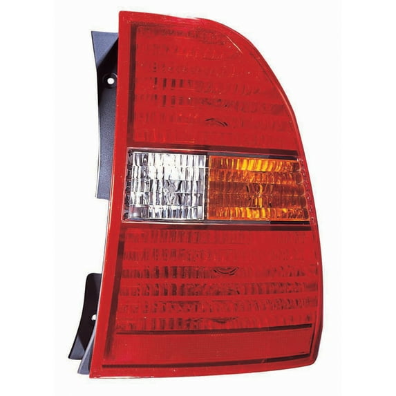 KAI New CAPA Certified Standard Replacement Passenger Side Tail Light Assembly, Fits 2005-2008 Kia Sportage