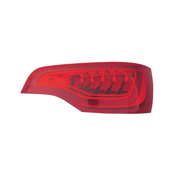 KAI New CAPA Certified Standard Replacement Passenger Side Tail Light Assembly, Fits 2010-2015 Audi Q7