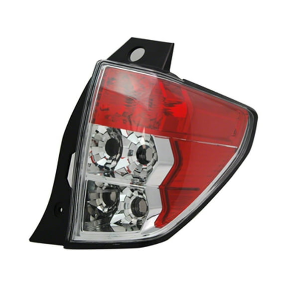 KAI New CAPA Certified Standard Replacement Passenger Side Tail Light, Fits 2009-2013 Subaru Forester