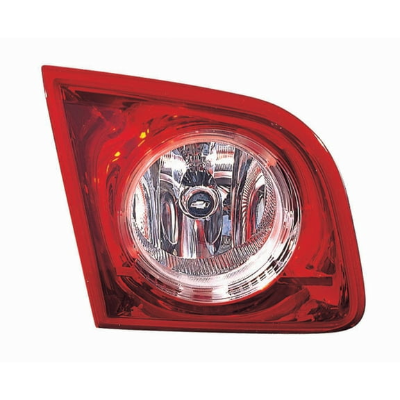 KAI New CAPA Certified Standard Replacement Rear Driver Side Inner Back Up Light Assembly, Fits 2008-2010 Chevrolet Malibu Hybrid