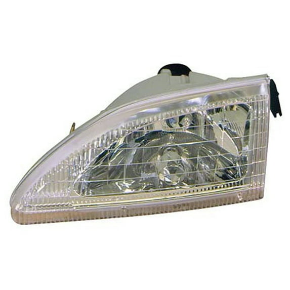 KAI New Economy Replacement Driver Side Headlight Assembly, Fits 1994-1998 Ford Mustang Cobra