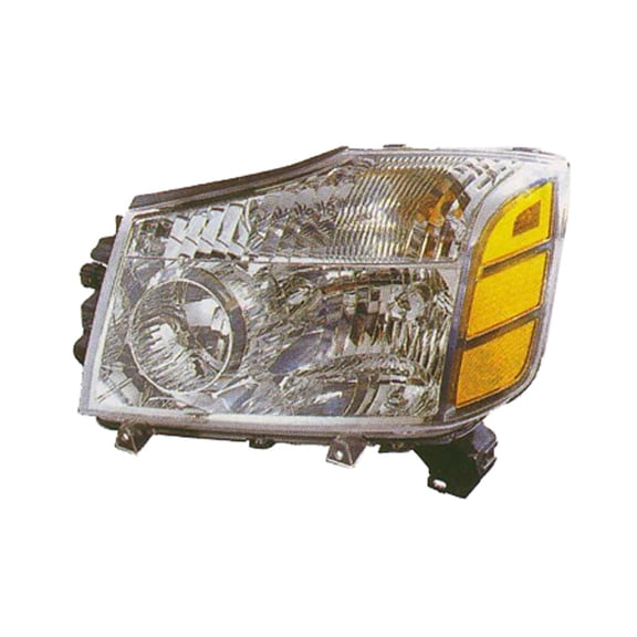KAI New Economy Replacement Driver Side Headlight Assembly, Fits 2004-2004 Nissan Armada